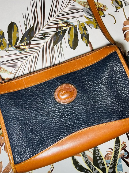 Dooney & Bourke Handbags - vintage Dooney & Bourke All-Weather Leather crossbody bag
